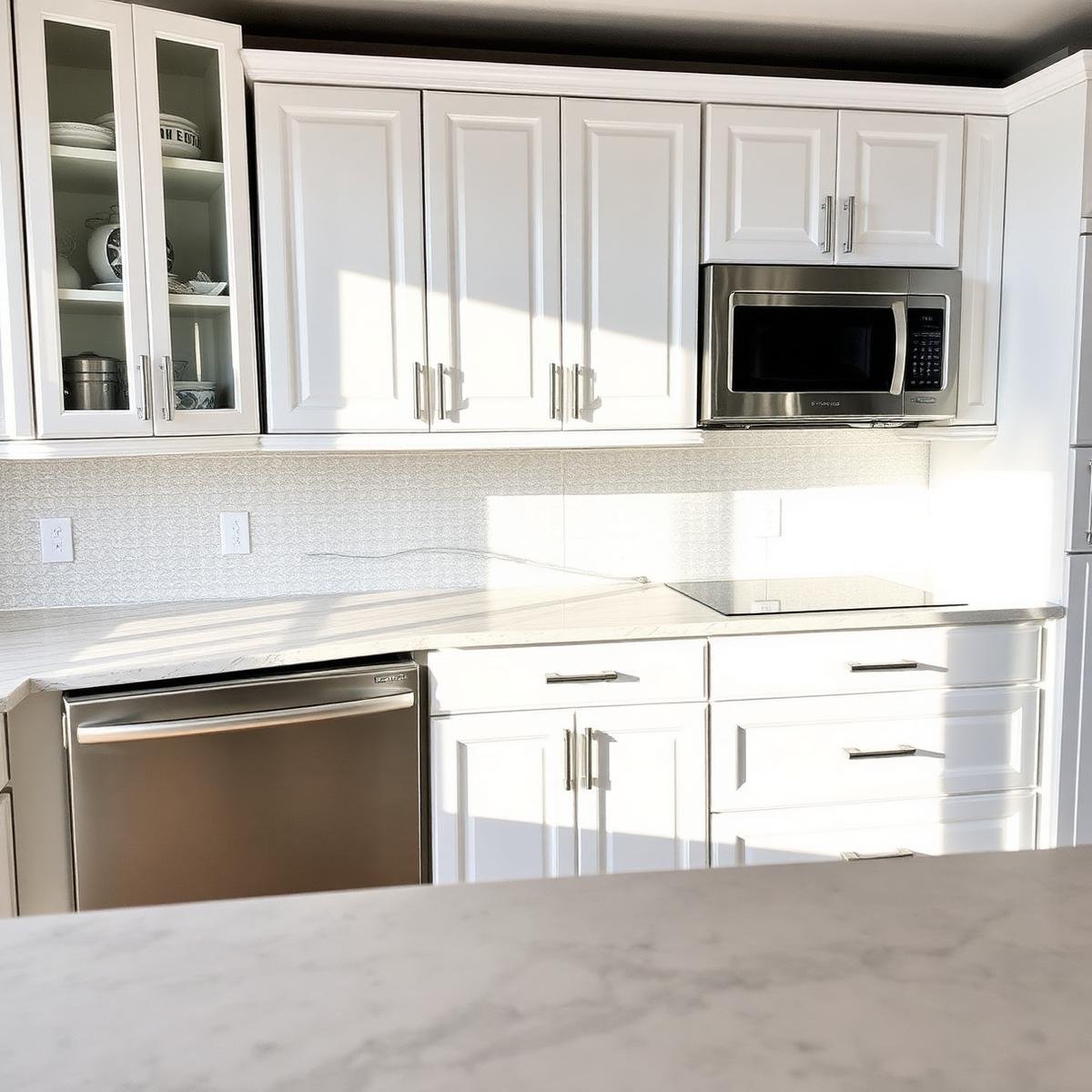 Spotless kitchen after a professional deep clean