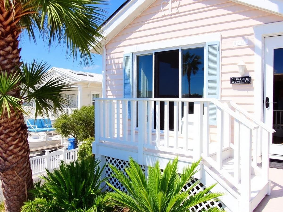 Coastal cottage exterior in Jensen Beach, Florida
