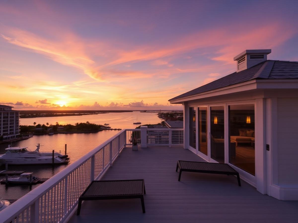 Bright coastal rental interior prepared for guests